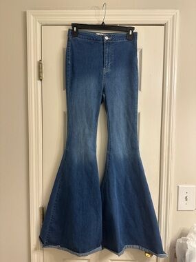 Free People High Rise Flare Jeans